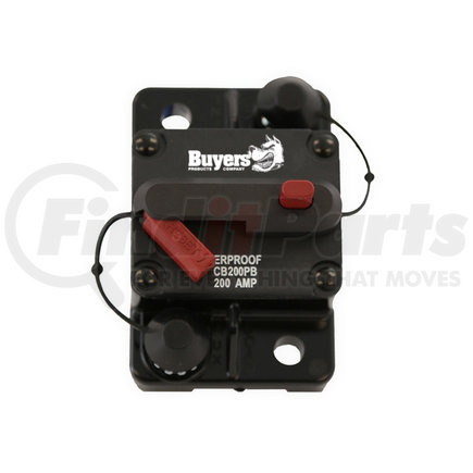 Buyers Products cb200pb CB Series Circuit Breaker - 200 Amp, With Manual Push-to-Trip , Surface Mounting