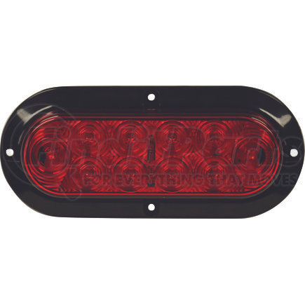 Buyers Products 5626552 6 Inch Hardwired Surface Mount Oval Stop/Turn/Tail Light Kit with 10 LEDs