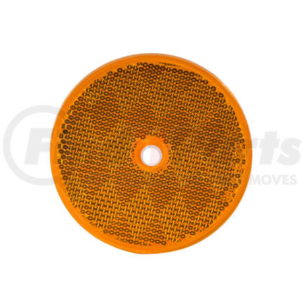 Buyers Products 5623317 3.1875 Inch Amber Round DOT Bolt-On Reflectors