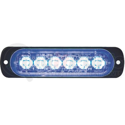 Buyers Products 8891904 Thin 4.5 Inch Blue Horizontal LED Strobe Light