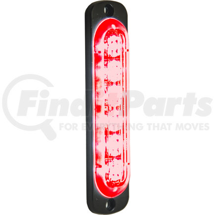 Buyers Products 8891913 Thin 4.5 Inch Red Vertical LED Strobe Light