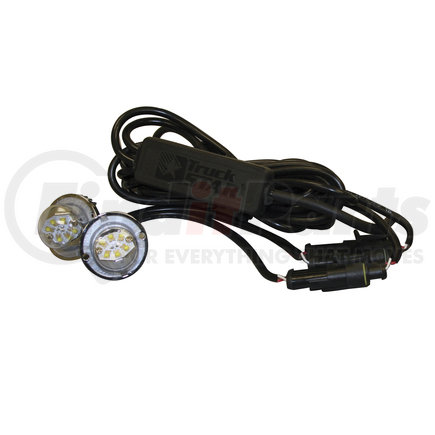 Buyers Products 8891225 25 Foot Clear Bolt-On Hidden Strobe Kits With In-Line Flashers With 6 LED