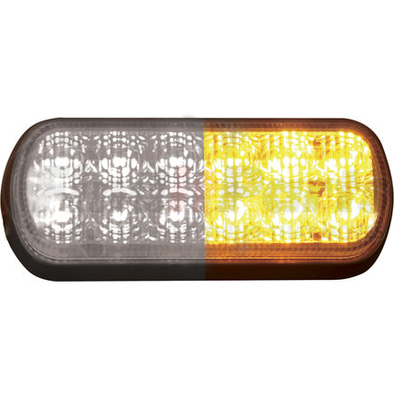 Buyers Products 8891602 Dual Row 5.5 Inch Amber/Clear LED Strobe Light