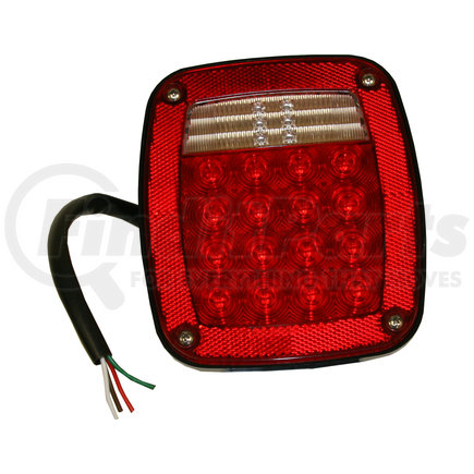 Buyers Products 5626734 Passenger Side 5.75 Inch Red Stop/Turn/Tail Light