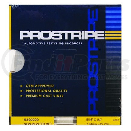 Prostripe R420200 5/16" x 150' Multistripes New Pewter Metallic