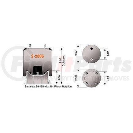 Hendrickson S-2066 Hendrickson Air Spring
