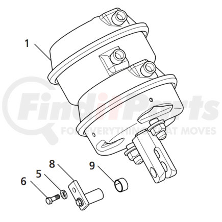 SAF-HOLLAND 48100570 Air Brake Super Chamber