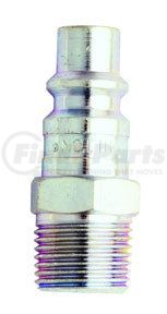 Milton Industries S1839 "H" Style 1/4" NPT Male Plug, 2/cd.