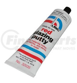 U. S. Chemical & Plastics 32035 Red Glazing Putty