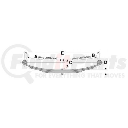 Dayton Parts US-1060 Utility Spring