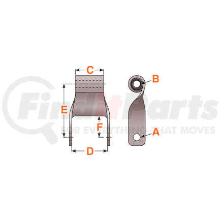 Dayton Parts 330-184 Shackle-LD