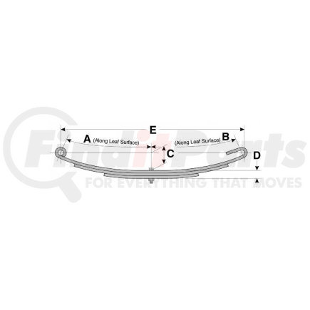 Dayton Parts US-2022 Utility Spring