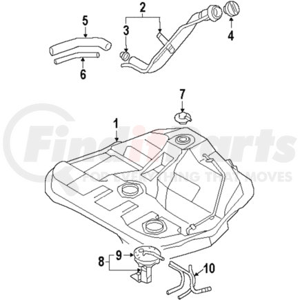 Mitsubishi MR134284 Fuel Pump