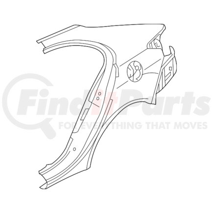 Mitsubishi 5301F068 Quarter Panel