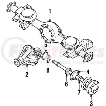 Mitsubishi MB937424 Differential Assembly