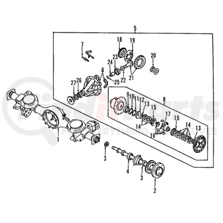 Mitsubishi MR165540 Differential Case