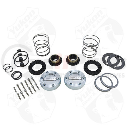 YUKON HARDCORE YHC70006 Yukon Hardcore Locking Hub set for Dana 44, GM & Ford 1/2 & 3/4 ton, 19 spline