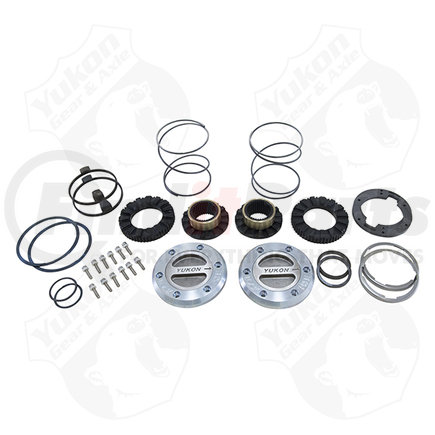 YUKON HARDCORE YHC70009 Locking Hub Set For '00-'17 Dodge 3/4 & 1-Ton Front With Spin Free Kit
