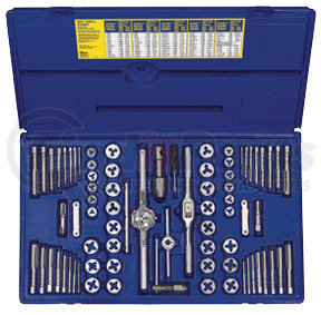 Irwin Hanson 26376 76 Pc. Machine Screw and SAE/Metric Tap and Hex Die Set