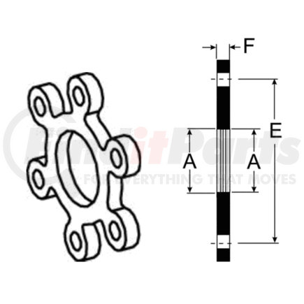 Horton 994089 Spacer*Fan*2.56 Id Pilot
