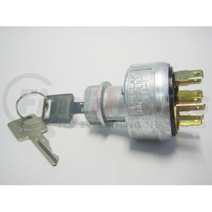 Pollak 31-280P 4 Position Ignition Switch with Momentary Start and Universal Type Die-Cast Housing 