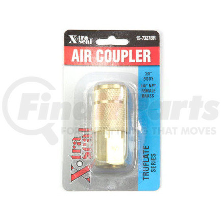 GROUP 31 XTRA SEAL 15-7327BR 3/8” Automotive Coupler, 1/4” FPT, Brass