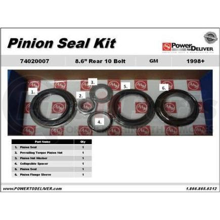 American Axle 74020007 PINION SEAL KIT