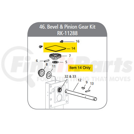 SAF-HOLLAND XB-LG0893 Landing Gear Part - Gasket