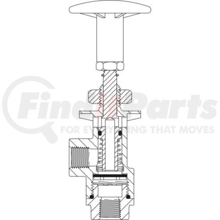 Sealco 342501 Panel Mount Momentary Push Pull Valves