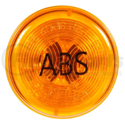 Truck-Lite 30257Y3 30 Series, ABS, Incandescent, Yellow Round, 1 Bulb, Marker Clearance Light, PC, PL-10, 12V, Bulk