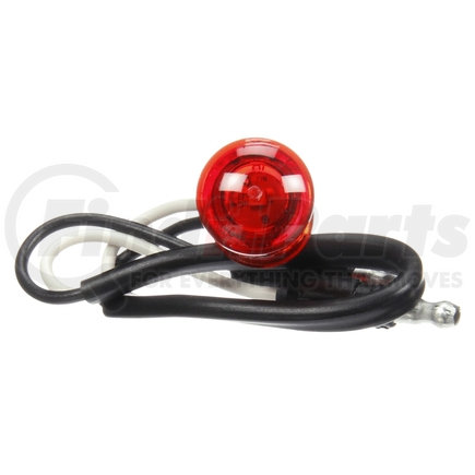 Truck-Lite 33250R3 33 Series, LED, Red Round, 1 Diode, Marker Clearance Light, P2, Hardwired, .180 Bullet Terminal, 12V, Bulk