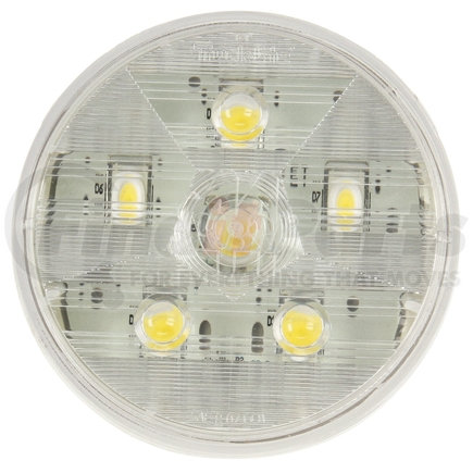 Truck-Lite 44347C Super 44, LED, Clear Round, 6 Diode, Back - Up Light, Hardwired, PL-3, 12V