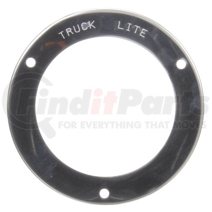 Truck-Lite 44705 4" Flange Cover - Stainless Steel Silver