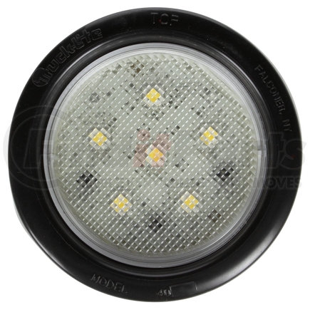 Truck-Lite 44057C 44 Series, LED, 6 Diode, Round Clear, Dome Light, Black Grommet Mount, Hardwired, .180 Bullet, 12V, Kit