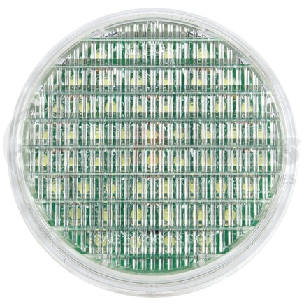 Truck-Lite 44205C Super 44 LED Clear Round Back Up Light - Fit N' Forget S.S., 12V, 54 Diode