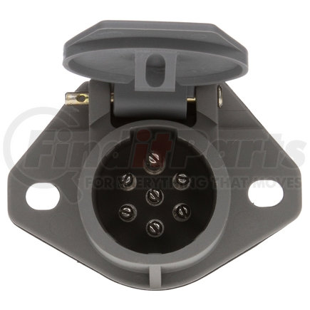 Truck-Lite 50898 Smart Box Split Pin Receptacle, Gray