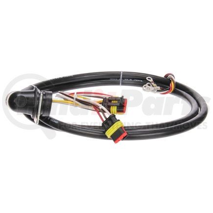 Truck-Lite 50241 Wiring Harness - 50 Series, 2 Plug, LH Side, 72 in. Stop/Turn/Tail, W/ S/T/T Breakout, 16 Gauge, Fit 'N Forget S.S., Ring Terminal