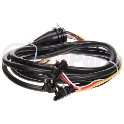 Truck-Lite 50250 Wiring Harness - 50 Series, 3 Plug, LH Side, 139.5 in. Back-Up, Stop/Turn/Tail, W/ S/T/T Breakout, 14 Gauge, Right Angle PL-3, Right Angle PL-2, Ring Terminal