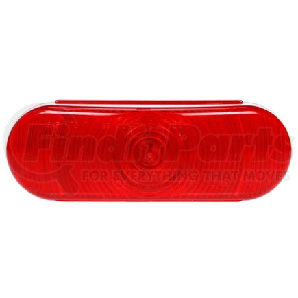 Truck-Lite 60213R Super 60, CHMSL Products, Incandescent, High Mounted Stop Light, 1 Bulb, Oval Red Polycarbonate, PL-2, 12V