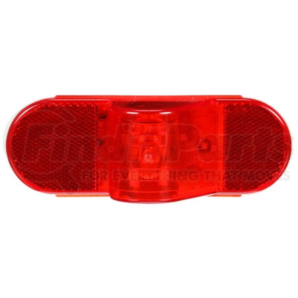 Truck-Lite 60215R Clearance/Marker Light - 60® Series, Incandescent, Grommet Mount, Reflectorized, 1 Bulb, PL-3, 12V, Red