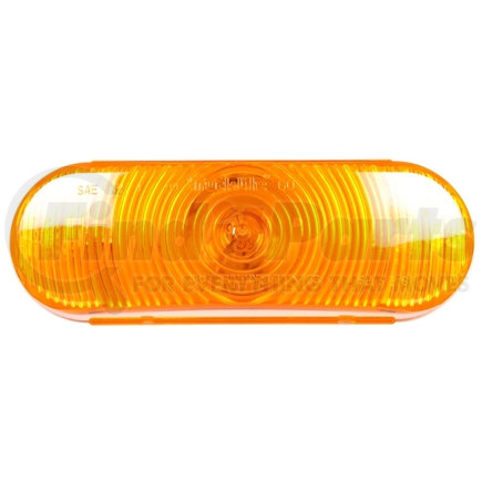 Truck-Lite 60002Y Turn Signal Light - Super 60®, Incandescent, 1 Bulb, 2"X 6" Oval, Grommet Mount, PC, Yellow