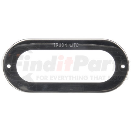 Truck-Lite 607193 Flange Mount, 60 Series Lights, Used In Oval Shape Lights, Chrome Stainless Steel, 2 Screw Bracket Mount, Bulk