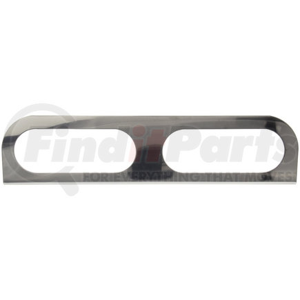 Truck-Lite 60737 Bracket Mount - Two-Light, 2" x 6", 2 Screw, Stainless Steel, Chrome
