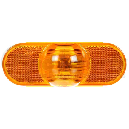 Truck-Lite 69202Y Oval, 1 Bulb, Side Turn, 2" x 6" Oval, Grommet Mount, PC, PL-3, Yellow