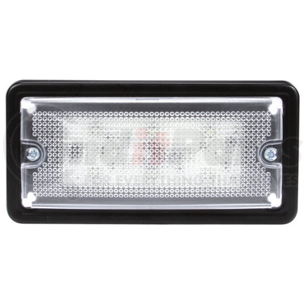 Truck-Lite 80164C 80 Series, LED, 6 Diode, Rectangular Clear, Dome Light, 4 Screw Bracket Mount, Hardwired, .180 Bullet, 12V