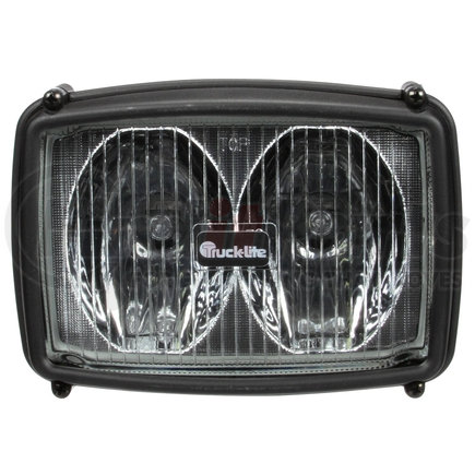 Truck-Lite 80498 Two Beam 4X6 in. Rectangular Halogen Work Light, Black, 2 Bulb, 1450 Lumen, Stripped End, 12V