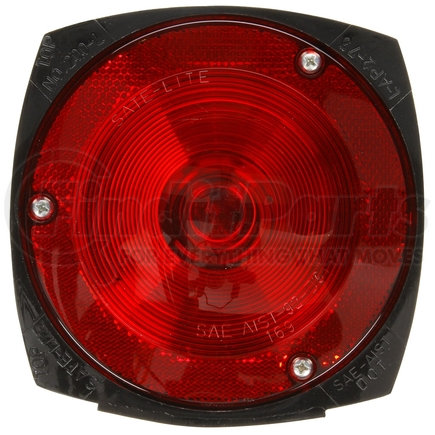 Truck-Lite 80324R 7 - In - 1, Incandescent, Red Acrylic Lens, Combo Box Light, 2 Stud , License Light, Hardwired, Blunt Cut, 12V