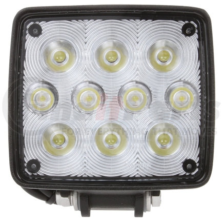 Truck-Lite 81603 Signal-Stat 4X3.75 in. Rectangular LED Work Light, Black, 10 Diode, 819 Lumen, Stripped End, 12 - 36V, Bulk