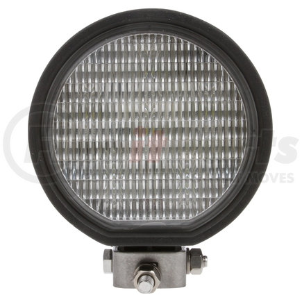 Truck-Lite 81250 LED Flood Light - 81 Series 4 in. Round, Black, 10 Diode, 1500 Lumen, Stripped End, 24V