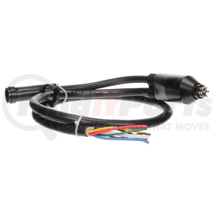 Truck-Lite 88900 88 Series Main Cable Harness - 2 Plug, 18 in., 8/10/12 Gauge, Male 7 Pole Plug, Female 7 Pole Plug, Blunt Cut